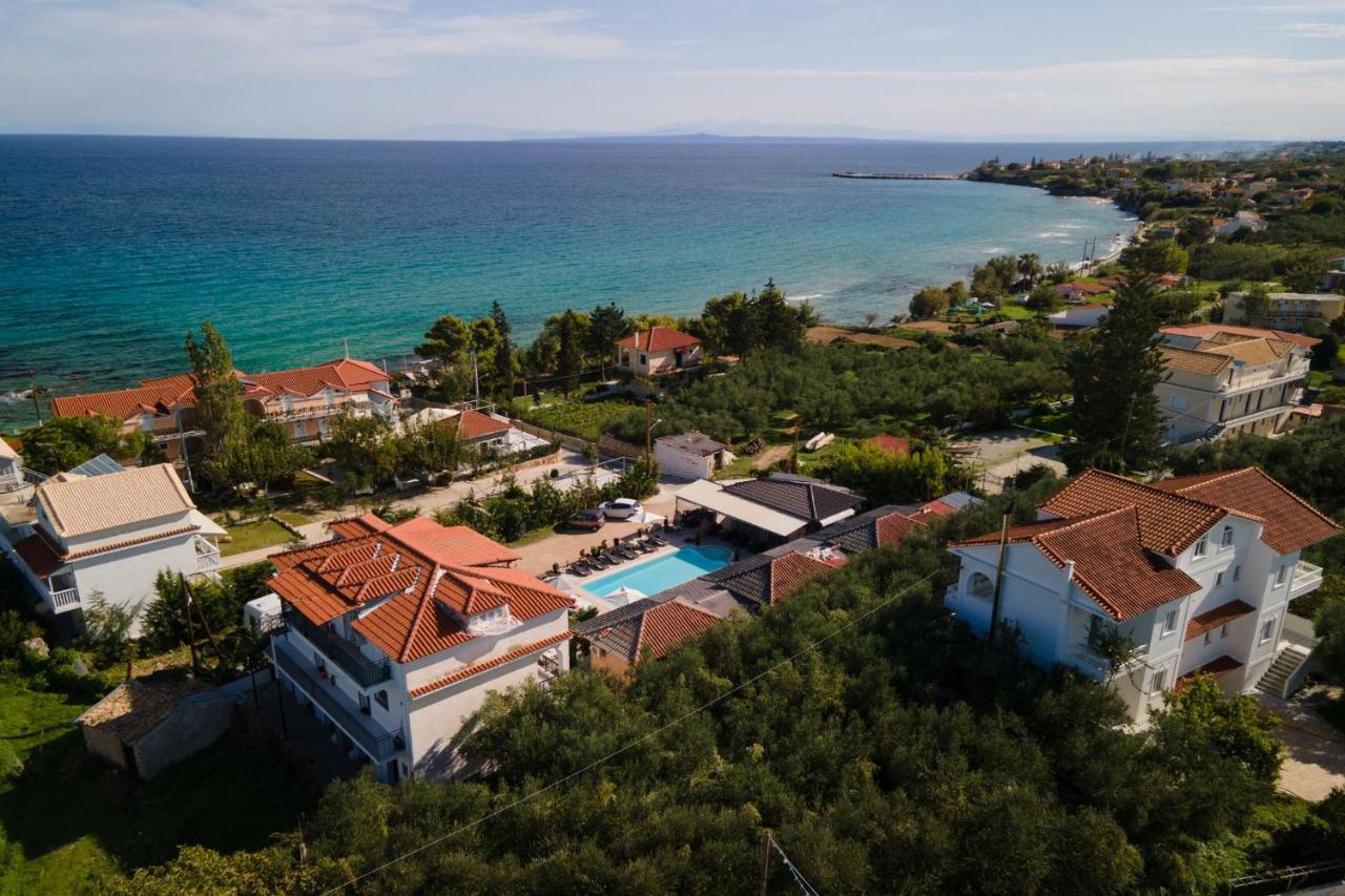 Villa Corali Apartments Sea Breath & Pool Ammoudi Exterior foto