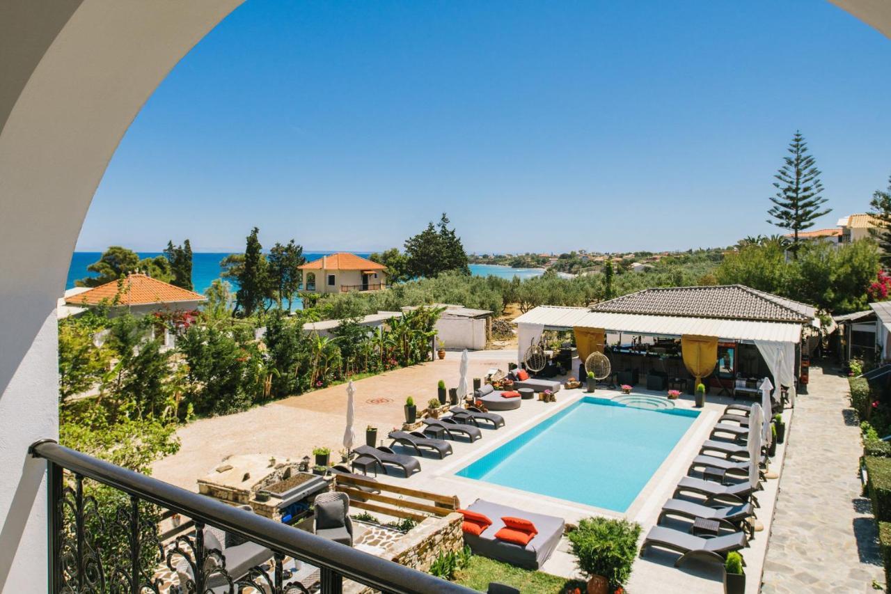 Villa Corali Apartments Sea Breath & Pool Ammoudi Exterior foto