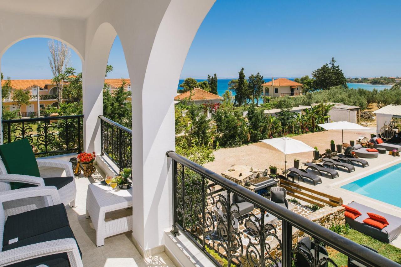 Villa Corali Apartments Sea Breath & Pool Ammoudi Exterior foto