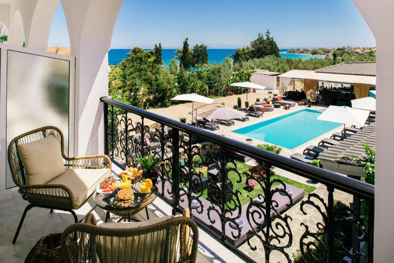Villa Corali Apartments Sea Breath & Pool Ammoudi Exterior foto