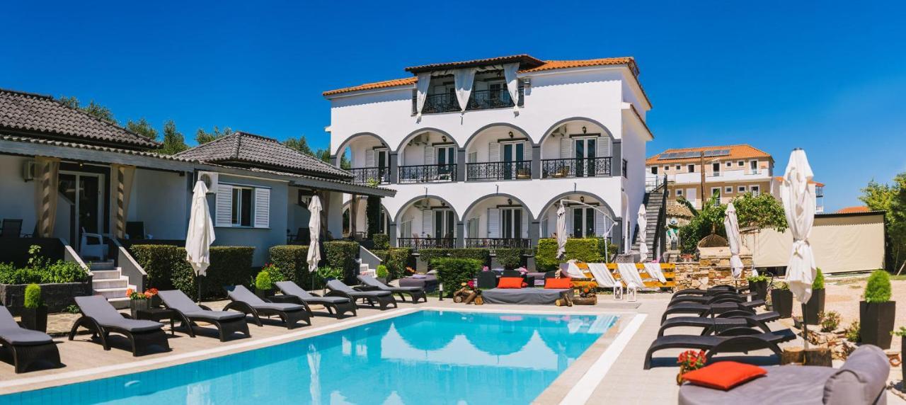 Villa Corali Apartments Sea Breath & Pool Ammoudi Exterior foto